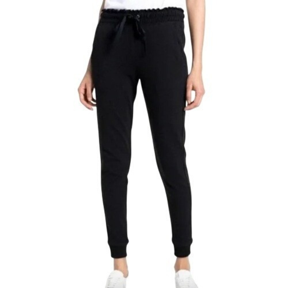 A.L.C BLACK‎ PAPERBACK HIGH RISE JOGGER PANTS SIZE L
